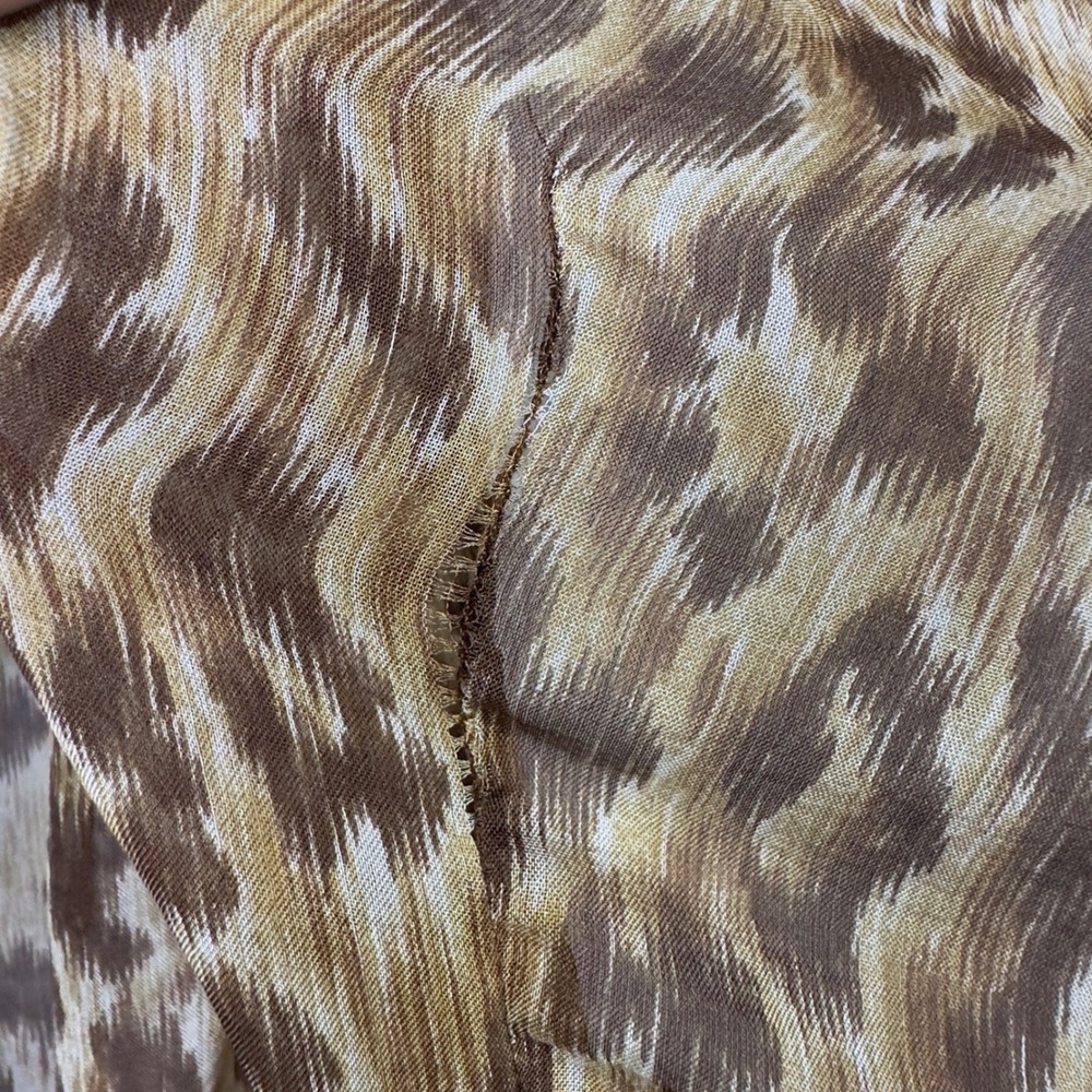 D&G Dolce Gabbana Leopard Silk Tie Blouse Womens IT38/XS Italy Luxury Maximalist - Picture 11 of 13